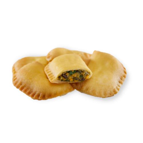 Product Shot of Pumpkin and Kale Empanada